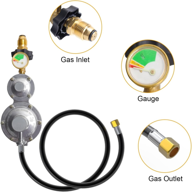 Two Stage Propane Regulator with POL5