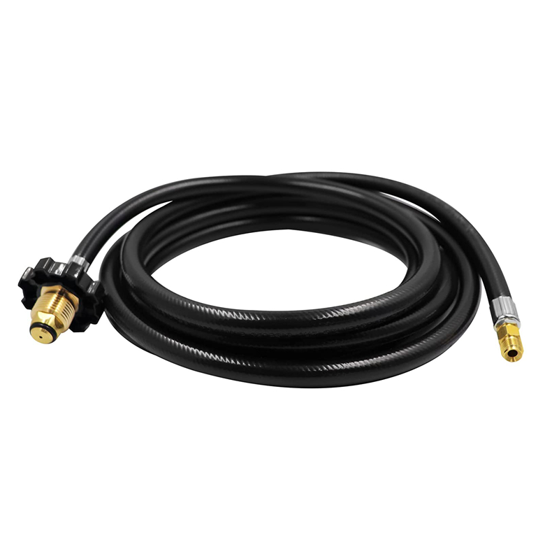 12FT POL Connection Propane Tank Adapter Hose for Gas Grill 