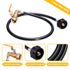 QCC1 Type Propane Refill Hose Adapter with Control Valve 