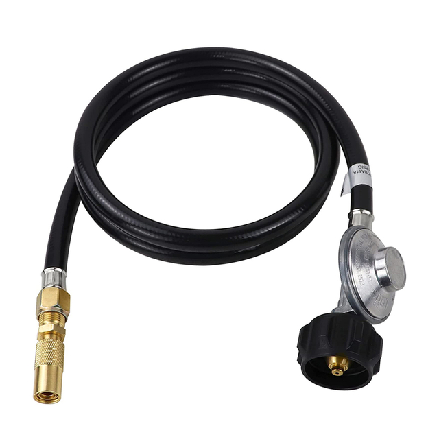5FT QCC Propane Hose Adapter with Regulator for Blackstone