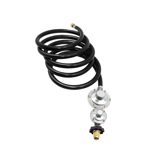 10FT Two Stage RV Propane Regulator Hose with POL Connect