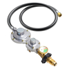 POL Connect Propane Two Stage Regulator with Gauge for RV