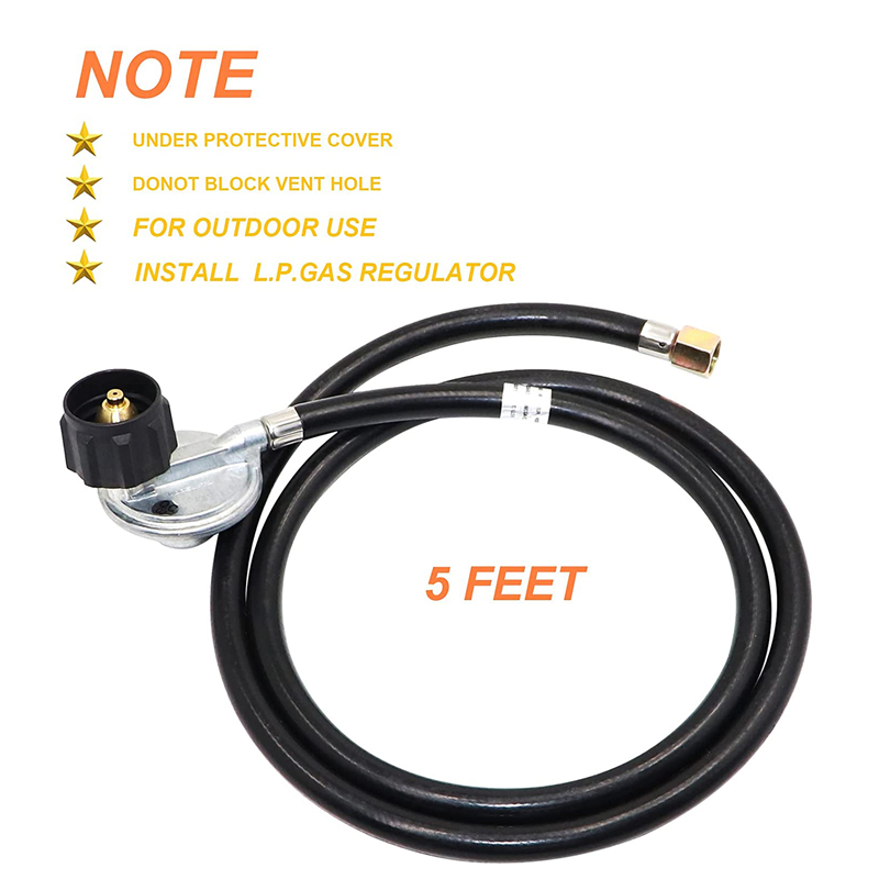 150K BTU Propane Fire Pit Hose Kit with Control Assembly