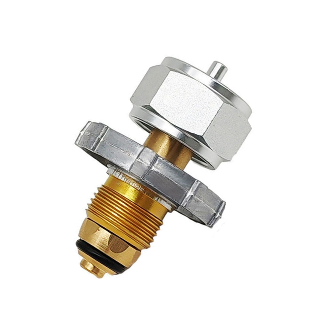 Brass POL Propane Tank Refill Adapter with Aluminum Alloy