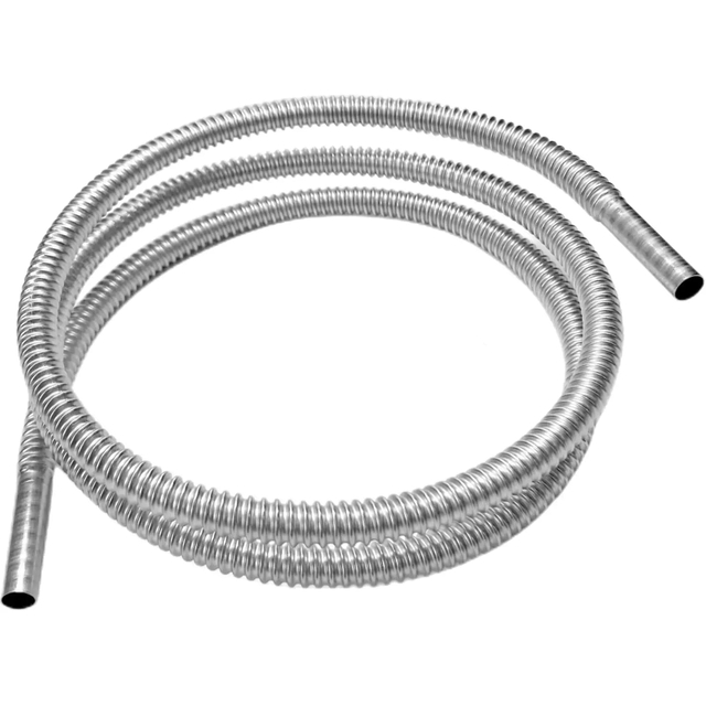 6mm Corrugated Flexi Pilot Gas Pipe Stainless Steel 900mm