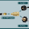 QCC1 Propane Fitting Adapter with 1/4" Male Pipe Thread