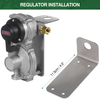 2-Stage Automatic Changeover Propane Regulator with SS Hose