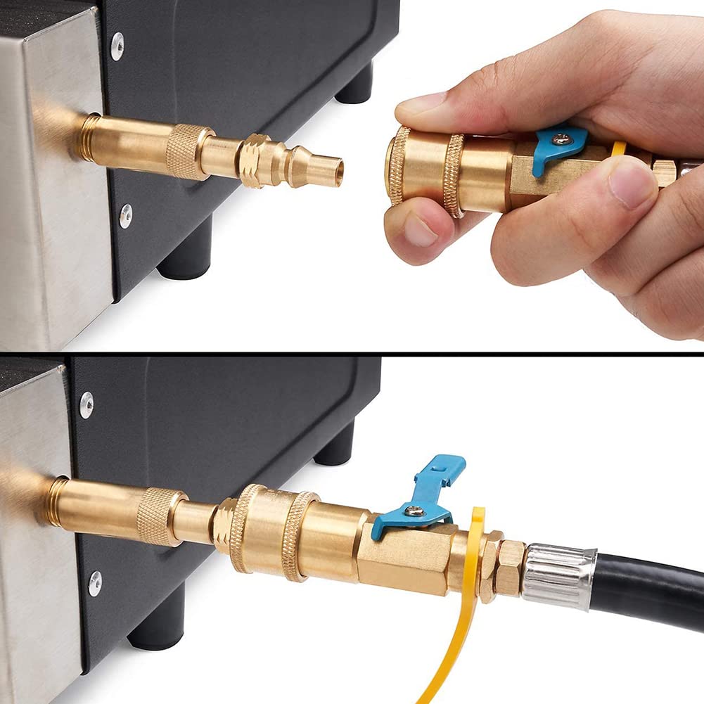 Grill 1/4" Gas Quick Connect Adapter Fitting for Blackstone