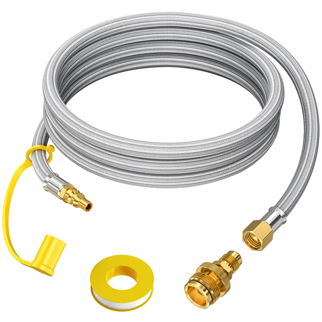 Propane SS Hose with 1/4'' Quick Disconnect Connect for RV