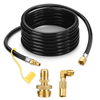 RV Quick-Connect Propane Elbow Adapter with Extension Hose
