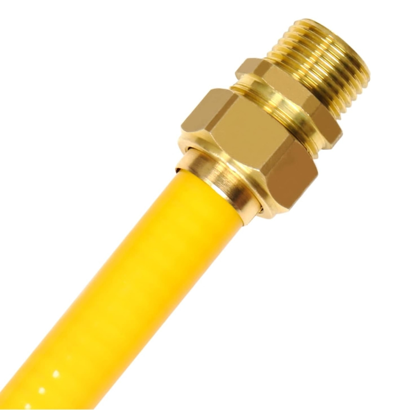 CSST 1/2'' Male NPT Brass Fitting Natural Gas Quick Connect 