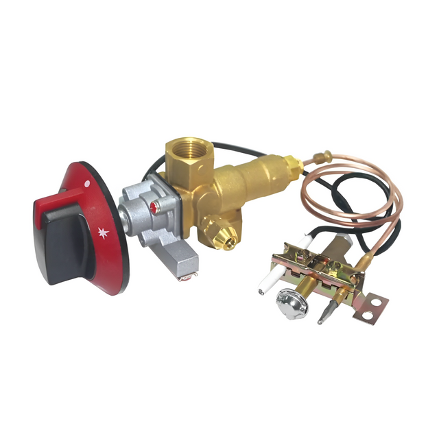 Gas Oven Stove Brass Safety Valve with Pilot Burner Ignition