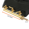 3 Control Valves Stove Accessories for Cast Iron Wok Pan