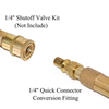 Grill 1/4" Gas Quick Connect Adapter Fitting for Blackstone