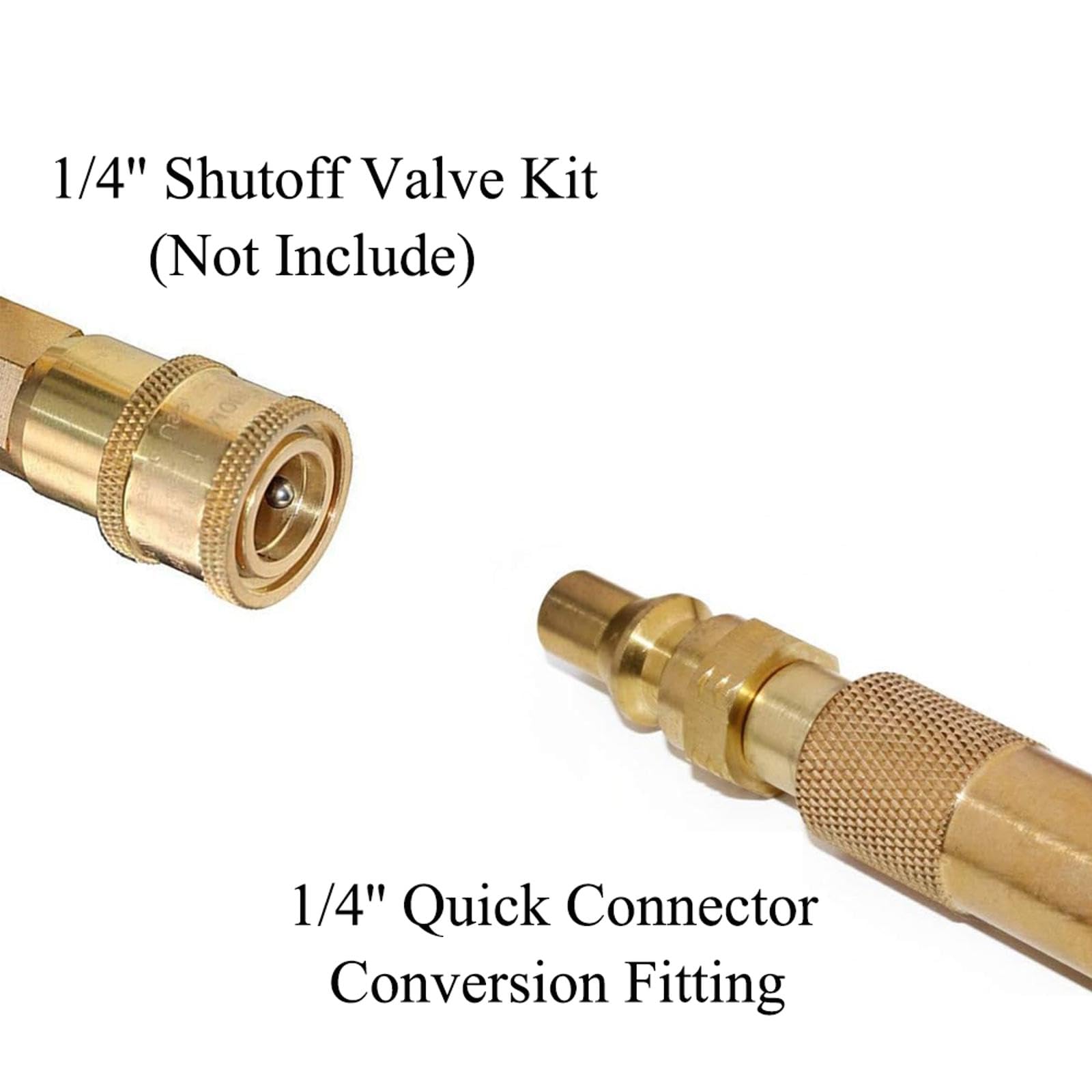 Grill 1/4" Gas Quick Connect Adapter Fitting for Blackstone
