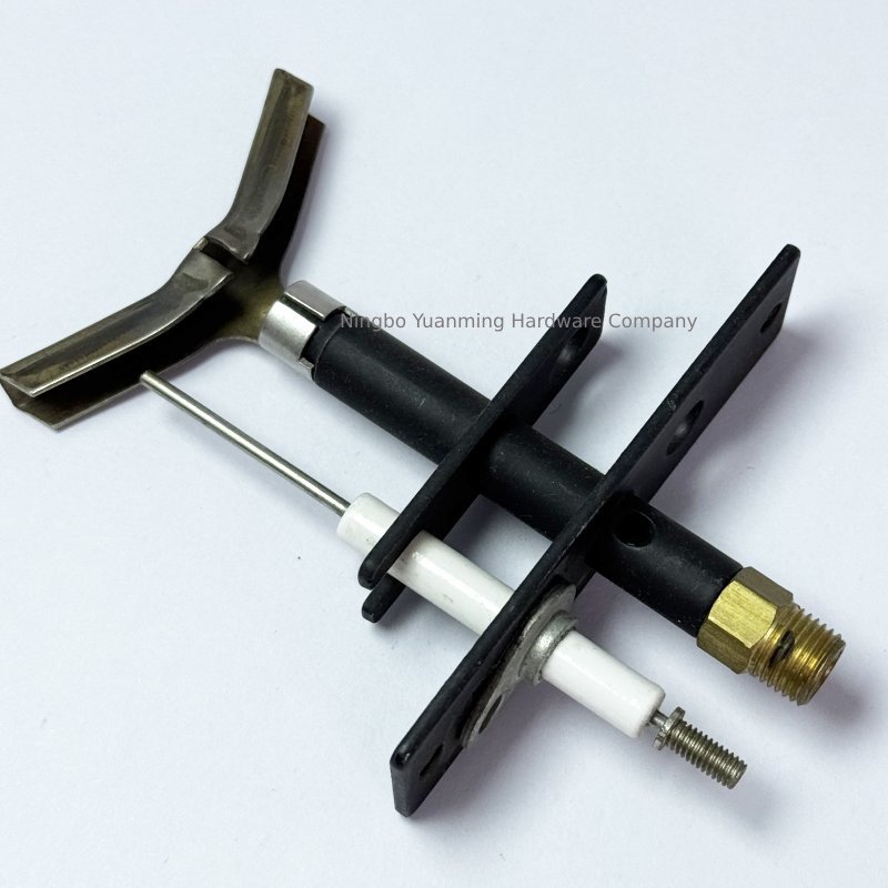 Y-Shaped Burner Head with Ignition Pin for Gas Appliance
