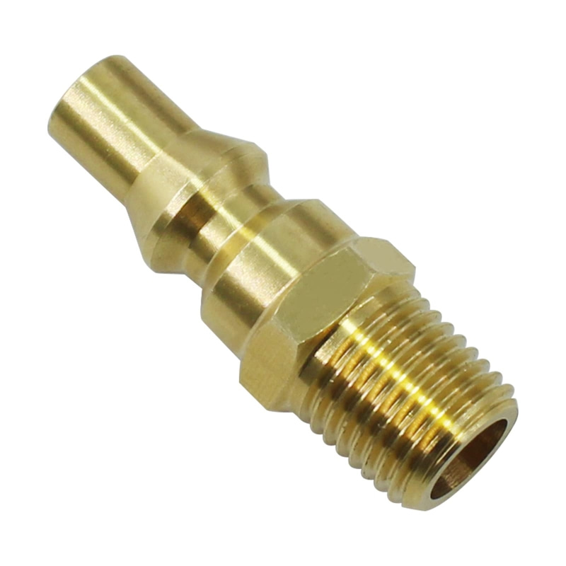  Propane Gas Quick Connect Brass 1/4" NPT Male Plug Kit