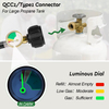 Propane Refill Adapter Hose with Gauge and Control Valve