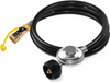 5FT 1/4'' Quick Connect Propane Hose with Regulator Kit