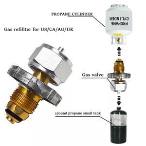 Portable Propane Refill Adapter for Lp Gas Cylinder Filling 