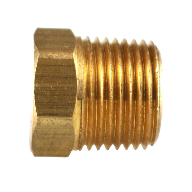 Pipe Plug 1/2" Brass Plug with Hex Head 