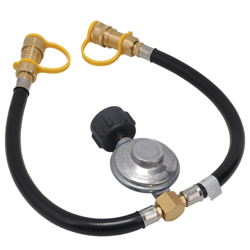 Split Hose Propane Regulator with 3/8inch Quick Disconnect