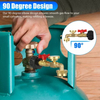 Propane Refill Adapter With Gauge 90° design 1Lb To 20Lb