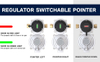 2-Stage Automatic Changeover Propane Regulator with SS Hose