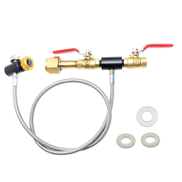 CO₂ Refill Adapter Hose Connection Kit 