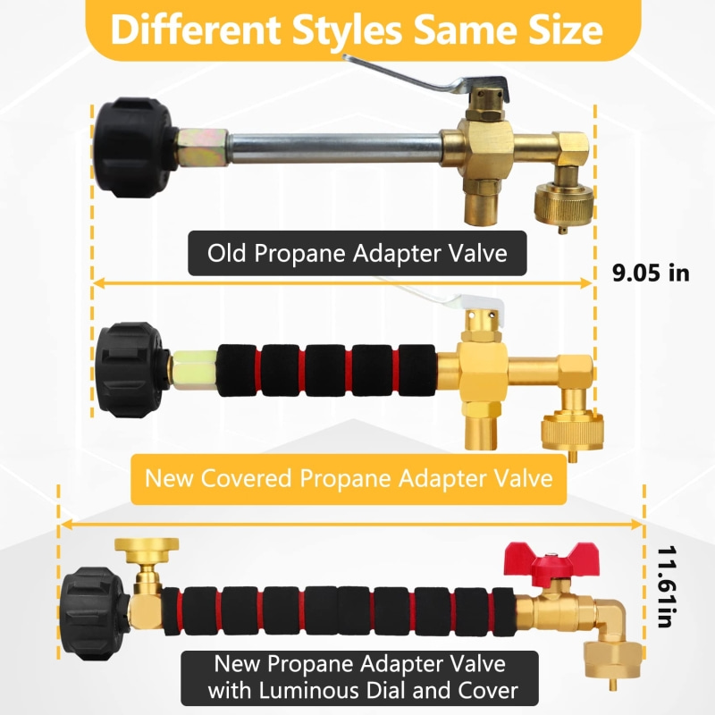 Propane Fitting Refill Adapter
