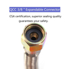 5FT QCC High Pressure Propane Hose with regulator and Gauge