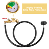 5FT Propane Tank Refill Extension Hose for 1LB Tanks