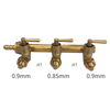 3 Control Valves Stove Accessories for Cast Iron Wok Pan