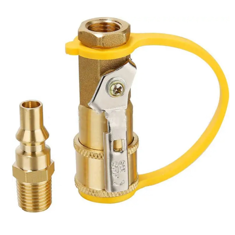 3/8" Natural Gas Quick Connect Adapter Kit for Propane Hose 