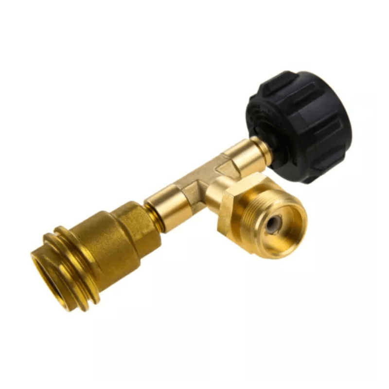 3-port Propane Tank Adapter Fitting Connects 1lb Appliance 
