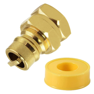 3/4" Brass Female Quick Connect Plug Fitting for Generator