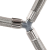 Adjustable Propane Regulator Braided Y-Splitter Hose 0-30PSI