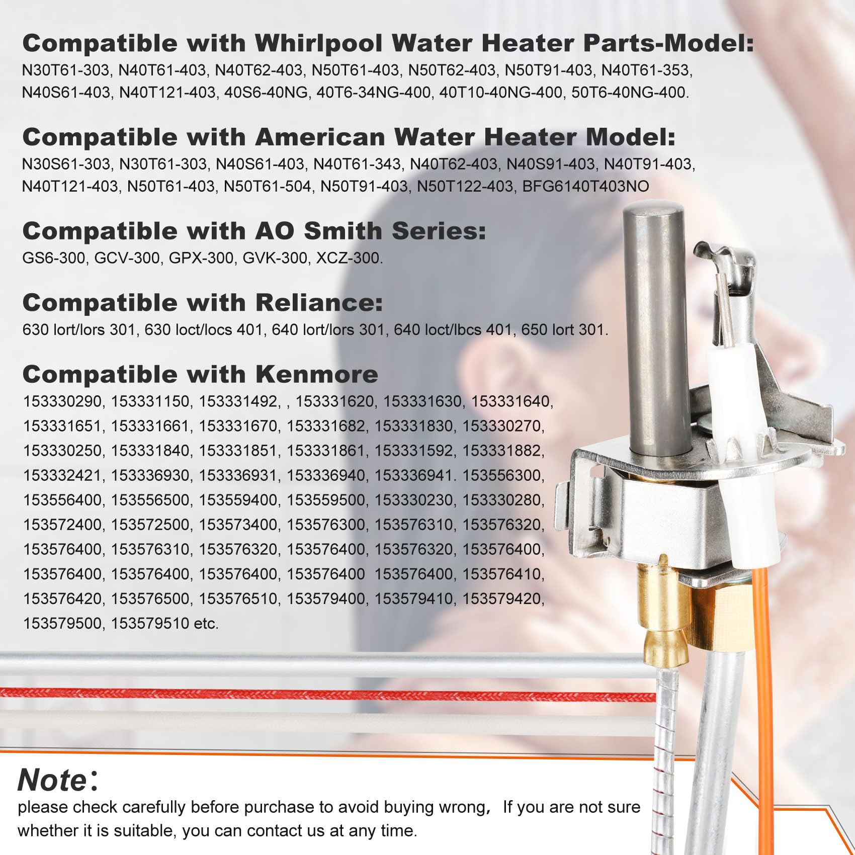100112330 Water Heater Pilot Assembly