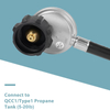  QCC 6FT Propane Hose with Regulator for Blackstone 17″ 22″