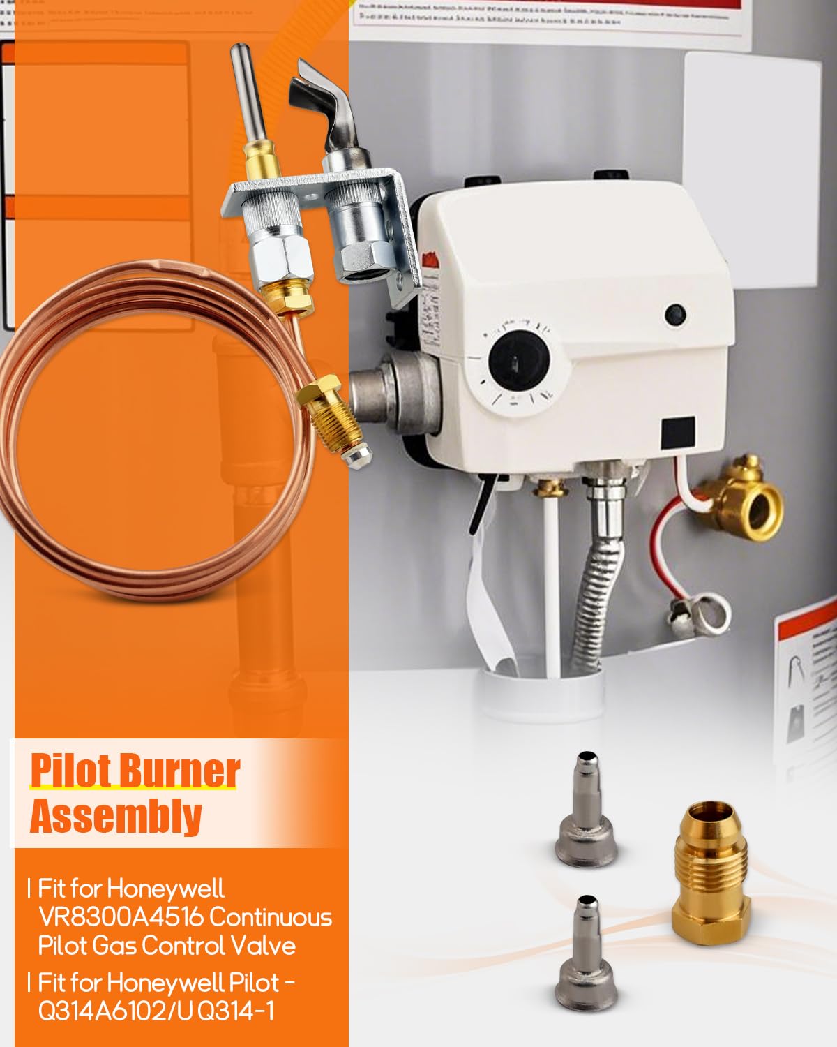 Q314A4586 Pilot Burner with Thermocouple for Gas Furnaces