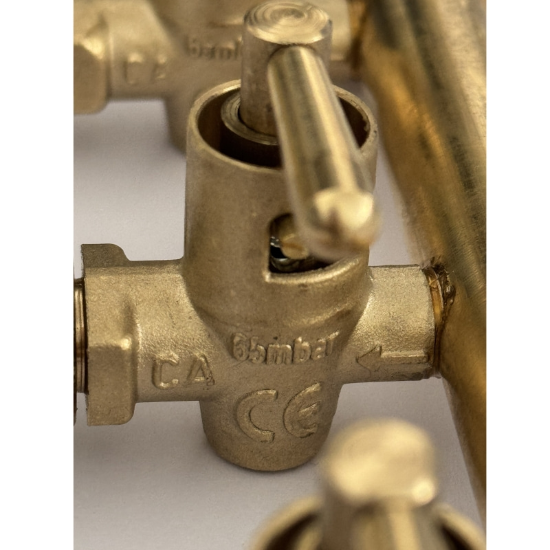 3 Control Valves Stove Accessories for Cast Iron Wok Pan