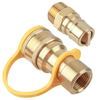 1/2" Natural Gas Quick Connect Adapter Kit for Propane Hose 