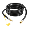 RV Quick-Connect Propane Elbow Adapter with Extension Hose