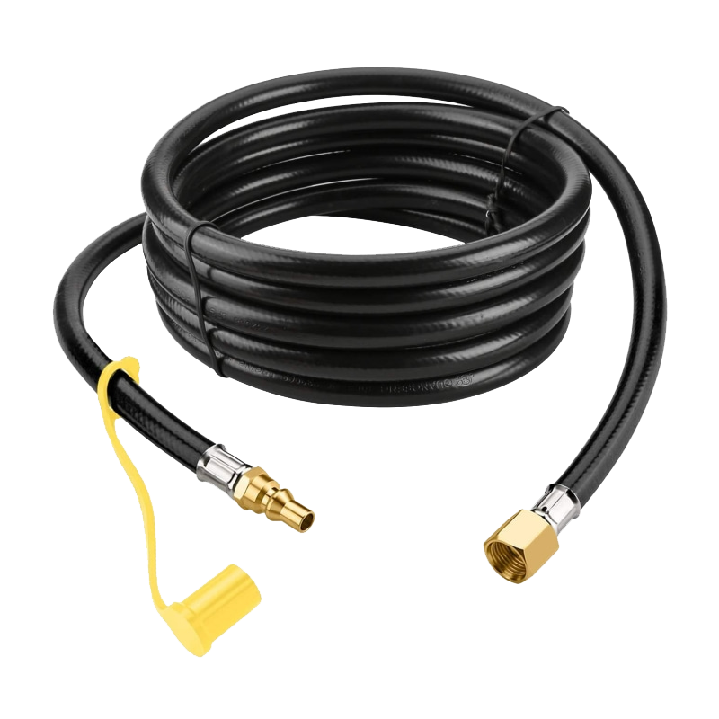 RV Quick-Connect Propane Elbow Adapter with Extension Hose