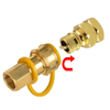 3/4" Brass Female Quick Connect Plug Fitting for Generator
