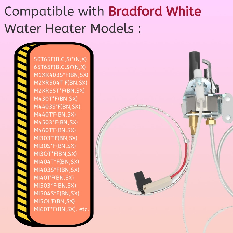 Water Heater Pilot Assembly Suit for Bradford White Heater
