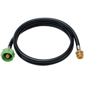 5FT Propane Tank Hose Adapter 1lb to 20lb green Converter