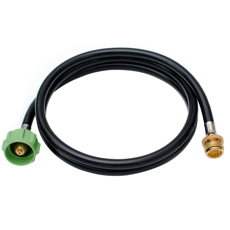 5FT Propane Tank Hose Adapter 1lb to 20lb green Converter