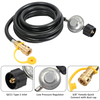 Buddy Hose with Regulator-3/8" Quick Connect X Regulator w/Acme Nut